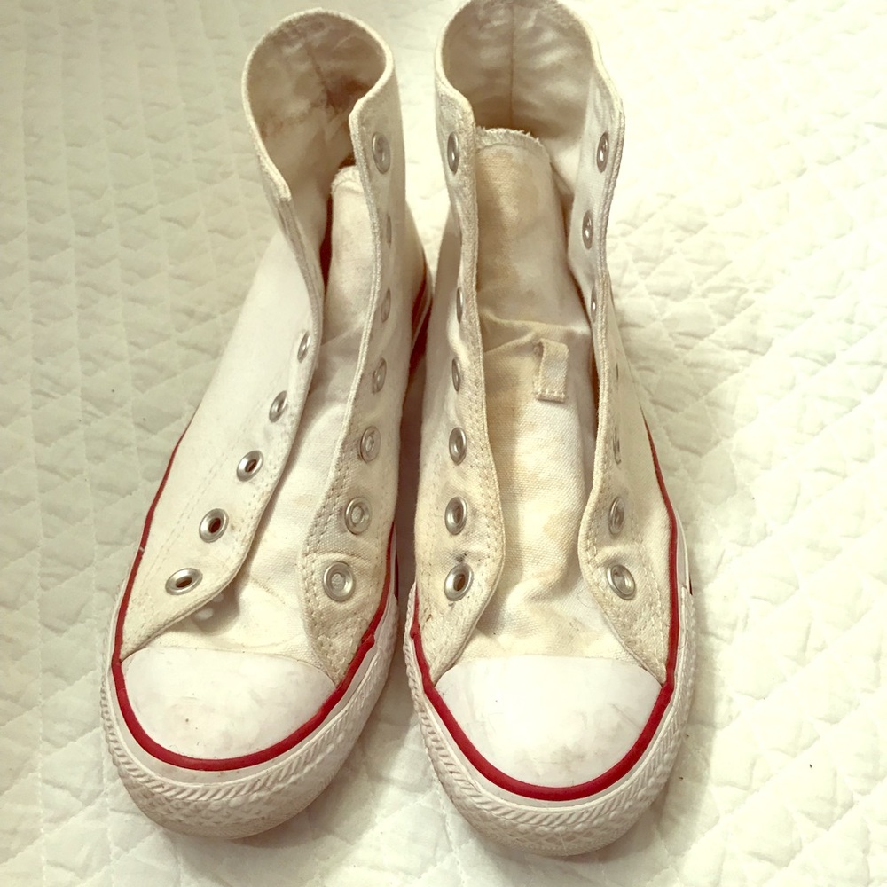 White high top Converse